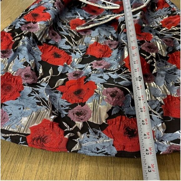 Autumn Adeigbo Gabriella A-Line‎ Fit & Flare Jacquard Midi Dress with Pockets - Picture 9 of 13